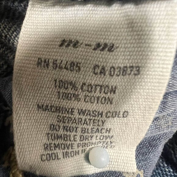 American Eagle Jean Jacket Women Size M Blue Cropped Cotton Pocket Denim - Picture 10 of 12